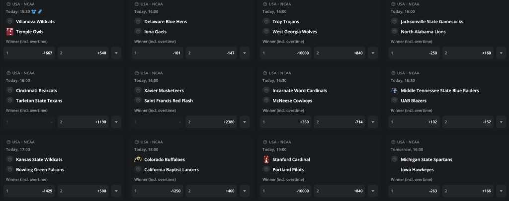 NCAA Basketball at BetWhale